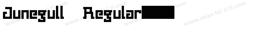 Junegull Regular字体转换